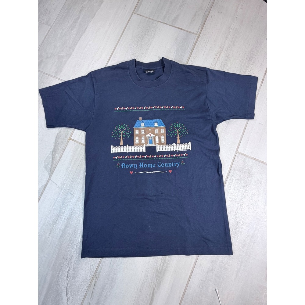 Vintage 1992 Endless Designs Fruit of the Loom Down Home Country T-Shirt USA
